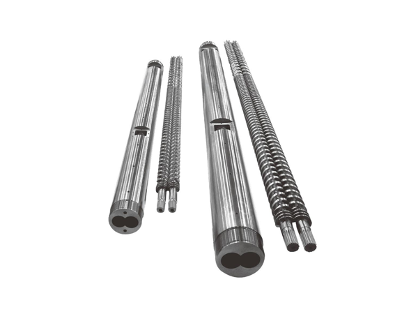 PARALLEL TWIN SCREW AND BARREL